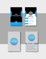 Unique business card template design