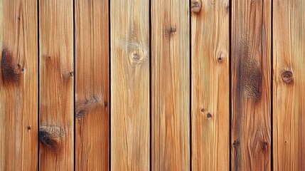 Obraz premium Close-Up of Textured Wooden Wall with Natural Grain Patterns, Rustic Brown Tones, and Knots, Perfect for Backgrounds or Home Decor Projects