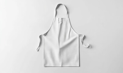Plain white apron kitchen cooking clean