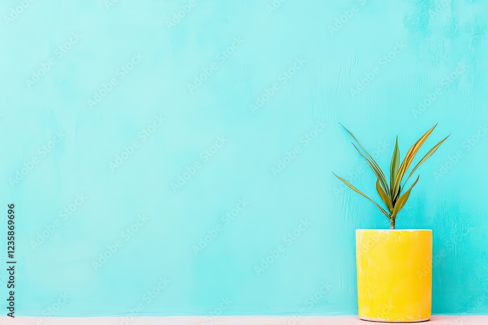 Poster striking graphic design featuring vibrant color palettes with ample copy space for text placement co