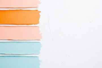 striking abstract design showing stack of blank book covers on white background clean and vibrant with plenty of copy