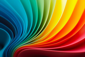 A close-up of multicolored, swirling waves, abstract background.