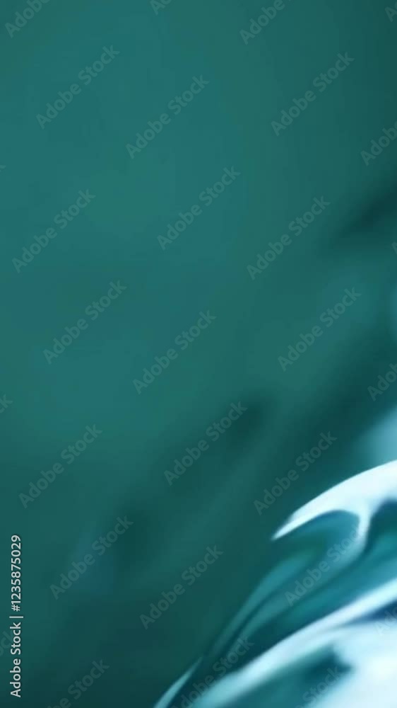 Aufkleber close-up of soft rippling water surface reflected by ambient light creating calm and tranquil atmosp