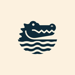 Crocodile Symbol Logo