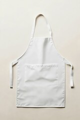 Pristine white apron ready for work