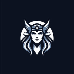 Valkyrie Goddess Logo