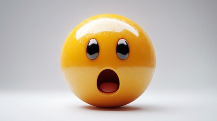 Fototapeta premium 3D Excited Emoji, Studio Shot, Use in Design