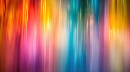 Vivid Abstract Background with Colorful Vertical Stripes Creating a Dreamy, Soft-Focused Blur Effect for Artistic and Modern Design Projects