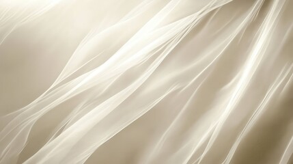Delicate Waves of Sheer Fabric Flowing Gracefully in Soft Light, Creating an Ethereal and Dreamy Background for Various Creative Projects and Designs