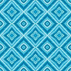 Seamless Ikat ethnic traditional Textile pattern geometric abstract folklore ornament Tribal ethnic illustration background design for print, clothing, scarf