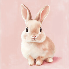 Obraz premium Cute rabbit 