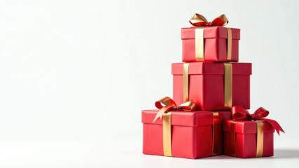 Festive Gift Tower, Christmas Presents, Stacked Gifts