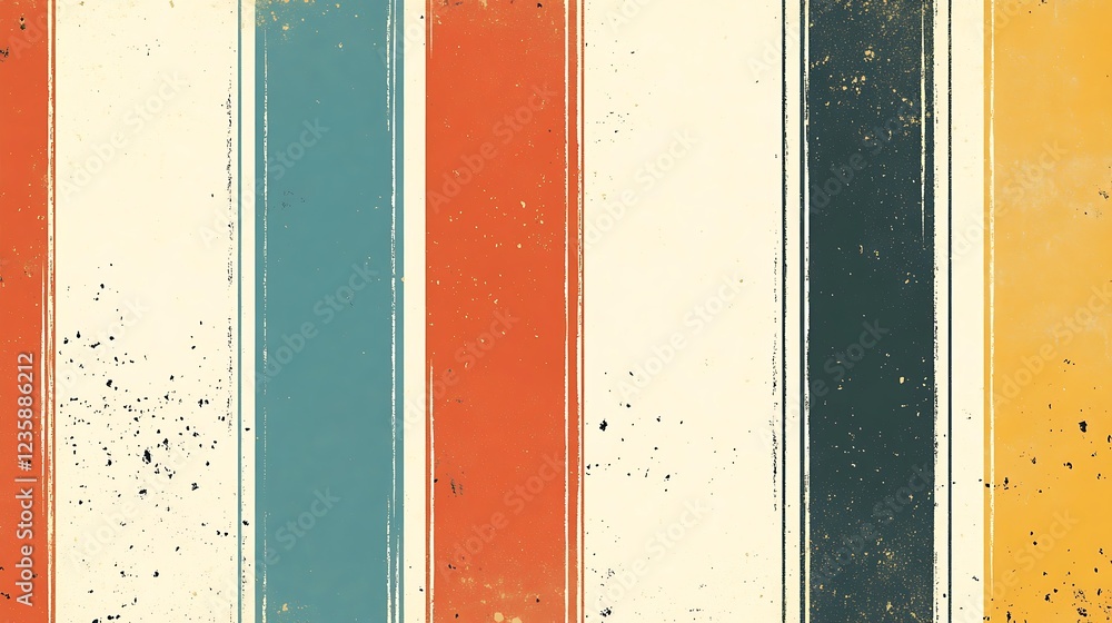 Aufkleber retro striped background pattern for graphic design