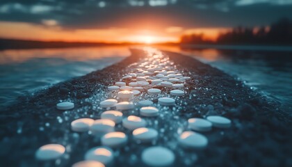 Concept of overcoming opioid addiction