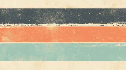 Fototapeta premium Retro vintage horizontal striped background graphic