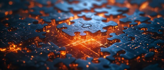 Digital concept of AI integration