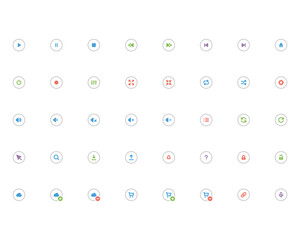 Controls & Navigation Icons