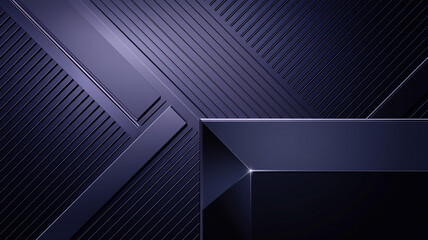 Abstract Dark Geometric Background with Sleek Lines and Textures