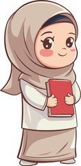 child with a book