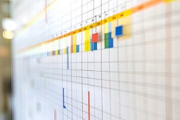 Gantt Employee Time Sheet Chart, 