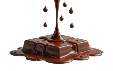 "Decadent Drip: A Surreal Chocolate Indulgence"