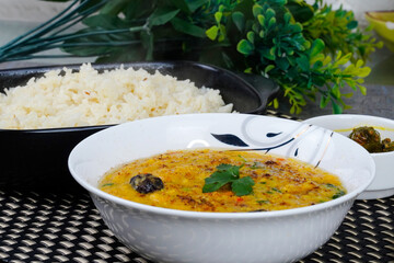 Moong Masoor Daal, Red and Yellow Lentil Curry