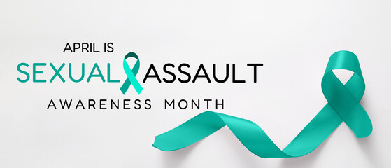 Pink ribbon on grey background. Breast cancer awareness concept