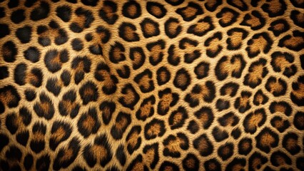 Dark spotted fur with intricate patterns , savannah, fur