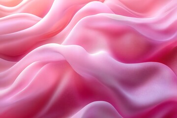 Obraz premium Abstract Pink Fabric Draped Softly Waves Texture
