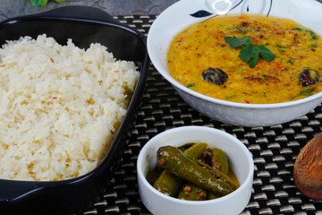 Moong Masoor Daal, Red and Yellow Lentil Curry	