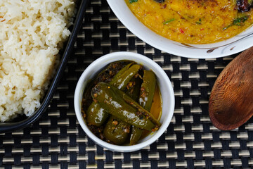 Moong Masoor Daal, Red and Yellow Lentil Curry	