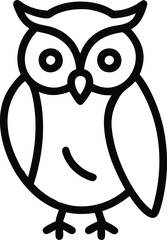 Halloween Outline Icon - Owl