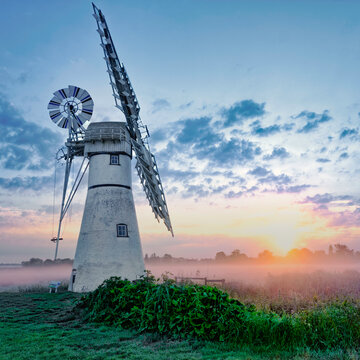 windmill in the country