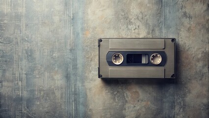 A vintage cassette tape on a textured background, reminiscent of a bygone era of music and memories.