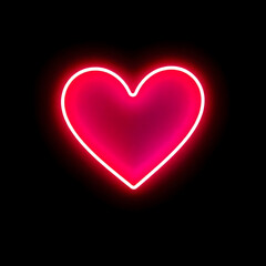 Love Heart Square Background