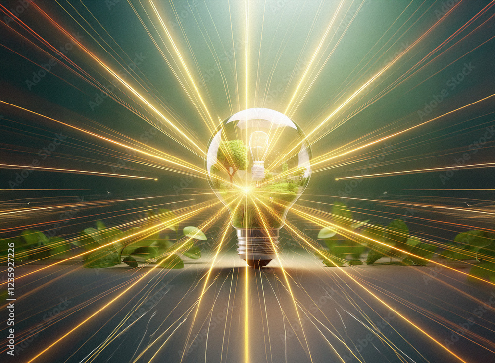 Aufkleber golden light rays burst from a central point, radiating outwards in a symmetrical pattern against a 