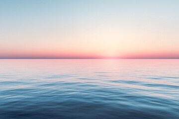 Obraz premium Serene Ocean Sunset Peaceful Tranquil Waterscape