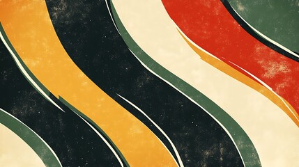 Abstract colorful wavy background design