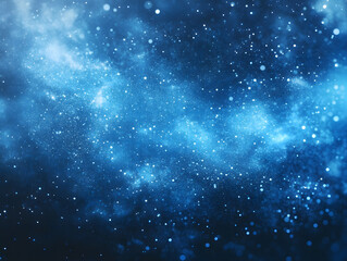 Obraz premium Blue grainy glowing light gradient background 