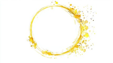 Cute abstract loose frame design isolated on transparent background