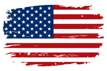 american flag with Independence Day American flag
