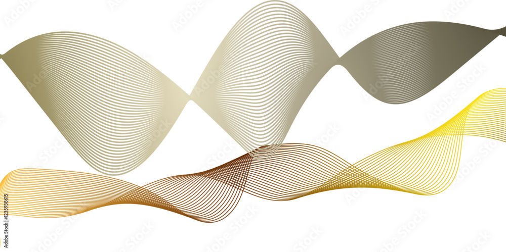 Aufkleber abstract motion of curve lines, light shiny, glow effect. element graphic design for technology bann