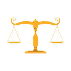 Scales Of Justice Hand Draw  Illustrations