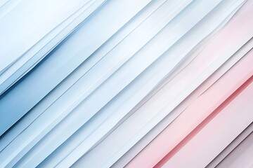 Fototapeta premium Photo design features a minimalist, geometric background with a soft pastel, dusty gray, blue, silver, and white abstract pattern, with a noise grain and color gradient.