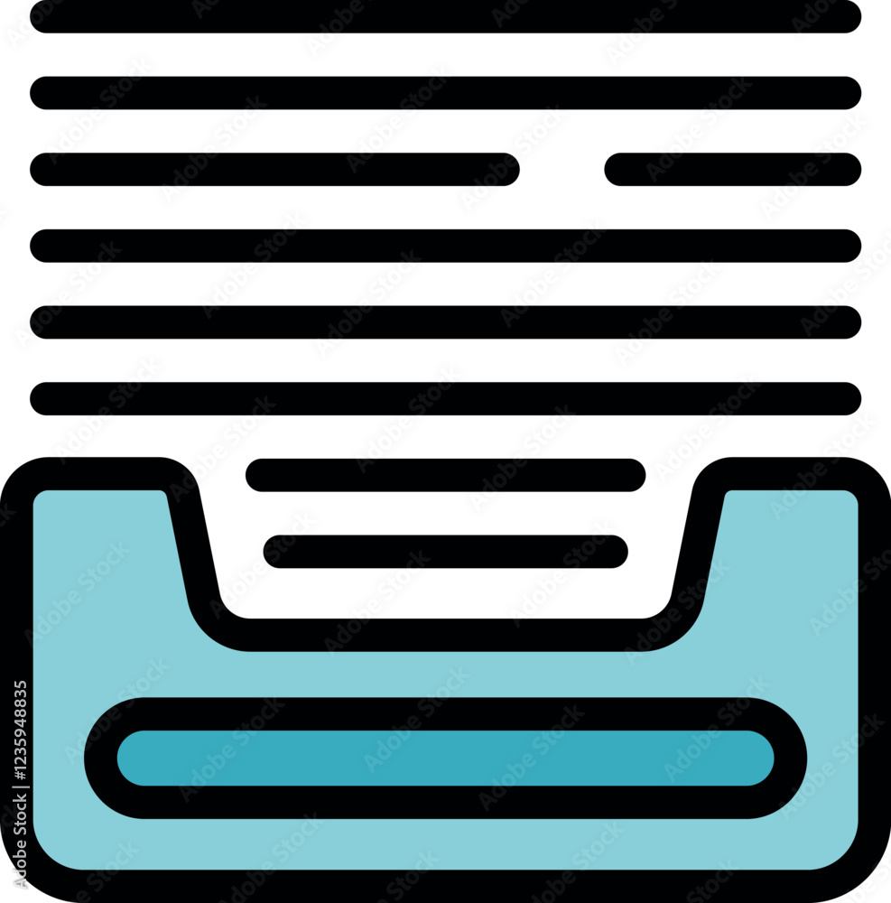 Poster archive tray efficiently organizing documents, ensuring easy access and retrieval of information