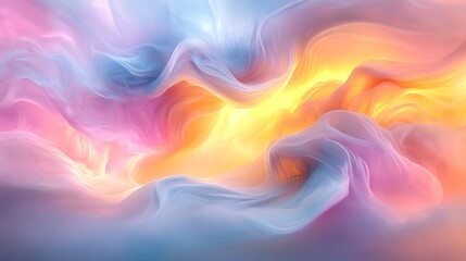 Fototapeta premium Abstract swirling colors, vibrant flow. Possible use Background design