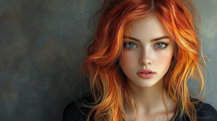 Portrait of a beautiful woman.