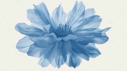 Obraz premium Light Blue Speckled Flower Close Up Soft Lighting and Delicate Texture