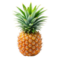 Pineaplle on transparant background.