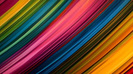 Dynamic Abstract Gradient Multicolored Lines Creates a Vibrant Background